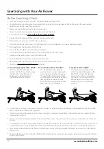 Preview for 22 page of Cascade AIR ROWER UNLIMITED MAG. Instruction Manual