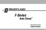 Cascade Auto Clamp F-Series Operator'S Manual предпросмотр