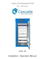 Cascade CDO-28 Installation & Operation Manual preview