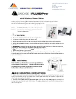 Cascade FLUIDPro User Manual preview