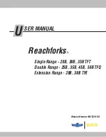 Cascade KOOI Reachforks 20B TFE User Manual preview