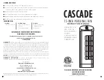 Preview for 1 page of Cascade PFC-13-18 Instruction Manual