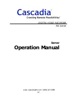 Предварительный просмотр 57 страницы Cascadia PLE1202709 Operation Manual