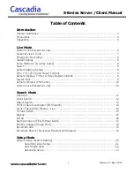 Preview for 2 page of Cascadia S-Series Manual