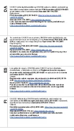 Preview for 3 page of CASCO 07.5078.L Assembly Instruction Manual