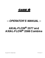 Case IH AXIAL-FLOW 2577 Operator'S Manual предпросмотр