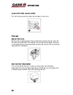 Предварительный просмотр 24 страницы Case IH BC12000ER Operation Manual