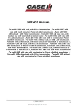 Предварительный просмотр 2 страницы Case IH FARMALL 100C Service Manual