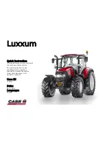 Case IH Luxxum Quick Instruction preview