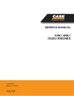 Preview for 1 page of Case 4HK1-6HK1 Service Manual