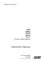 Case 580ST Operator'S Manual preview