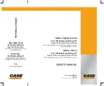 Preview for 1 page of Case SR210 Service Manual