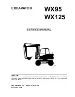 Case WX125 Service Manual preview