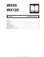 Preview for 5 page of Case WX125 Service Manual