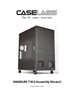 Caselabs magnum tx10 Assembly Manual preview