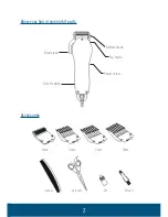 Предварительный просмотр 3 страницы Casera PR-803 Instruction Manual