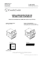 CashCode AMZ-154 Installation Instructions preview