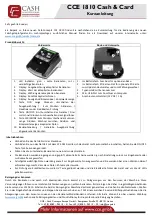 CashConcepts CCE 1810 Cash & Card Short Manual preview