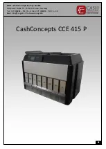 Предварительный просмотр 1 страницы CashConcepts CCE 415 P Manual