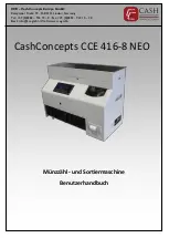 Preview for 1 page of CashConcepts CCE 416-8 NEO User Manual