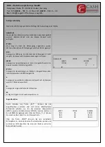 Preview for 5 page of CashConcepts CCE 416-8 NEO User Manual