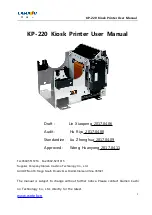 Предварительный просмотр 1 страницы Cashino KP-220 User Manual