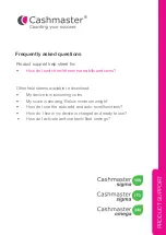 Cashmaster Omega 230 Frequently Asked Questions Manual preview