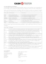 Preview for 17 page of CashTester BC 131 SD User Manual