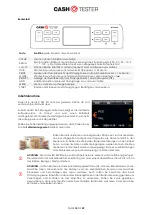 Preview for 10 page of CashTester BC 242 SD Manual