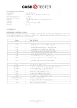 Preview for 16 page of CashTester CT 332 SD Manual