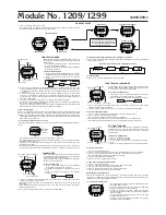 Preview for 1 page of Casio 1209 General Manual