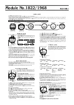 Casio 1822/1968 Quick Start Manual предпросмотр