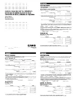 Preview for 1 page of Casio 220HD User Manual