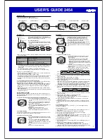 Preview for 1 page of Casio 2454 User Manual