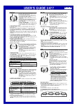 Предварительный просмотр 2 страницы Casio 2477 User Manual