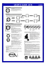 Casio 2578 User Manual preview