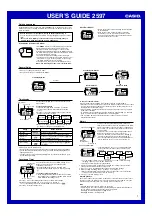 Casio 2597 User Manual предпросмотр