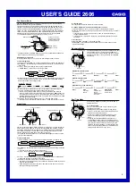 Preview for 2 page of Casio 2606 User Manual