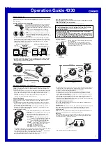 Предварительный просмотр 1 страницы Casio 2641272 Operation Manual