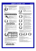 Preview for 3 page of Casio 2707 User Manual