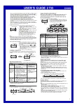 Preview for 2 page of Casio 2733 User Manual