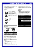 Preview for 3 page of Casio 2737 User Manual