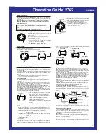 Preview for 1 page of Casio 2762 Operation Manual