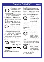 Предварительный просмотр 8 страницы Casio 2767 Operation Manual