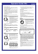 Предварительный просмотр 5 страницы Casio 2782 Operation Manual