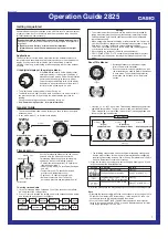 Casio 2825 Operation Manual preview