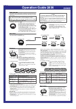 Casio 2836 Operation Manual preview