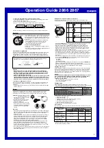 Предварительный просмотр 4 страницы Casio 2866 Operation Manual