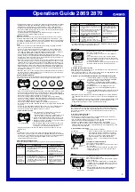 Предварительный просмотр 2 страницы Casio 2869 Operation Manual