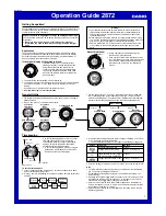 Preview for 1 page of Casio 2872 Operation Manual